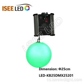 DMX kinetická LED průměr míče RGB 25 cm